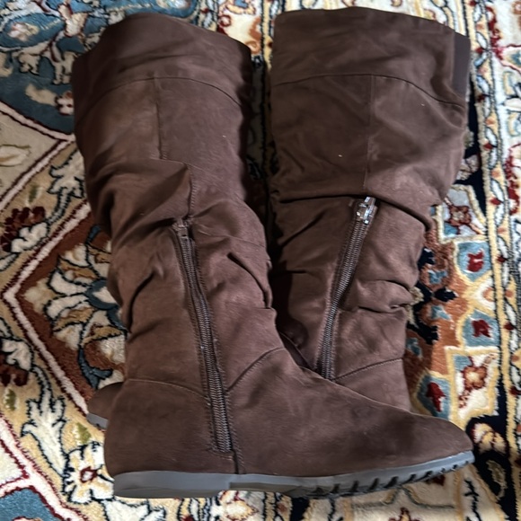 7.5 Ram-Brinton Brown zipper size boots NWOT - Picture 4 of 7